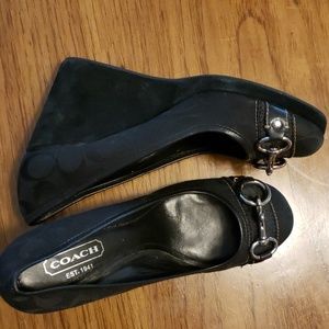 Size 8, coach wedges